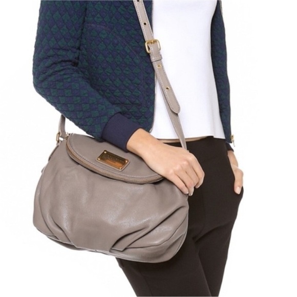 Marc by Marc Jacobs Classic Q Natasha Crossbody Bag Grey Pebbled Leather - Picture 12 of 12